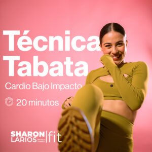 🔥 Técnica Tabata – Cardio Bajo Impacto (20 minutos) 💪
